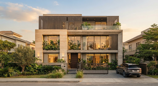 AI Homes gated townhouse community in Lahore